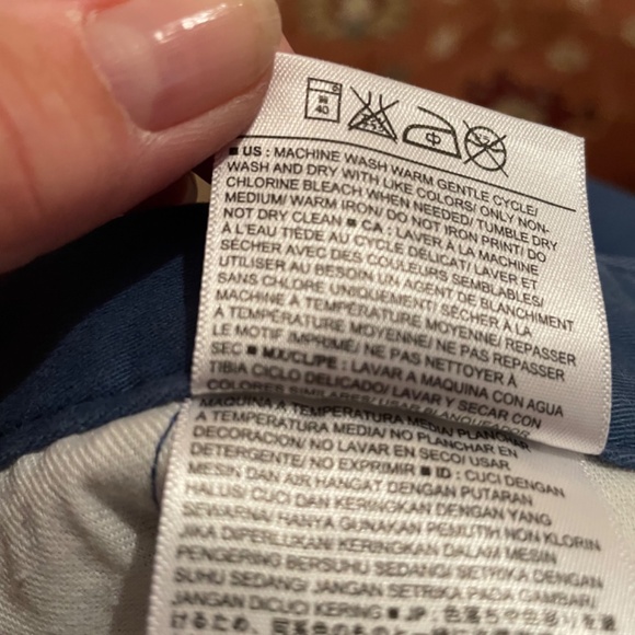 Mens Old Navy Skinny Knaki Bering Sea Blue Size 33x36 - Picture 6 of 8